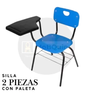 Silla binaria 2 Pzas con paleta